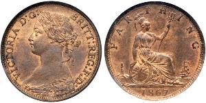 1 Farthing Royaume-Uni de Grande-Bretagne et d