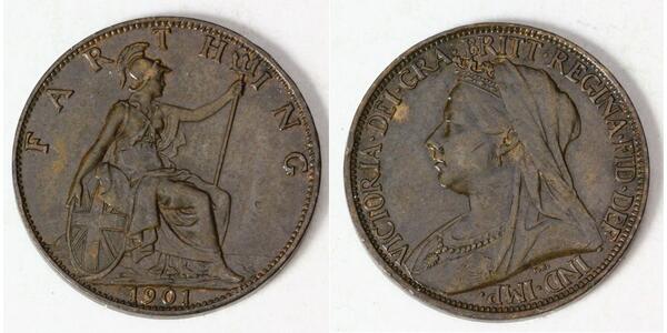 1 Farthing Royaume-Uni de Grande-Bretagne et d