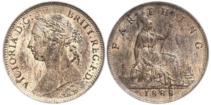 1 Farthing United Kingdom of Great Britain and Ireland (1801-1922) Bronze Victoria (1819 - 1901)