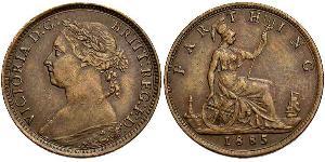 1 Farthing United Kingdom of Great Britain and Ireland (1801-1922) Bronze Victoria (1819 - 1901)