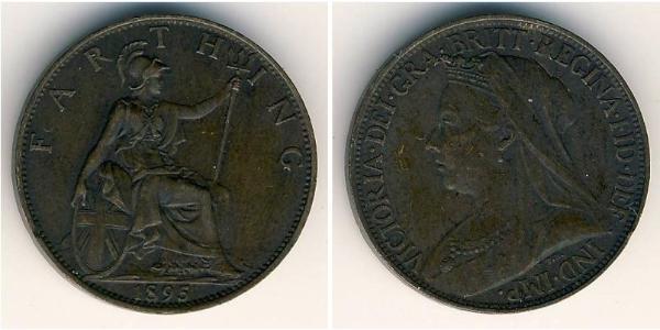 1 Farthing United Kingdom of Great Britain and Ireland (1801-1922) Bronze Victoria (1819 - 1901)