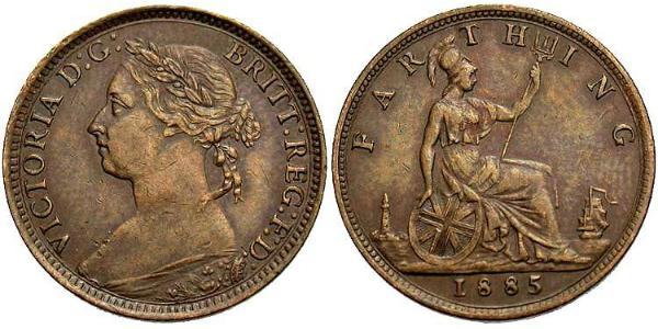 1 Farthing United Kingdom of Great Britain and Ireland (1801-1922) Bronze Victoria (1819 - 1901)