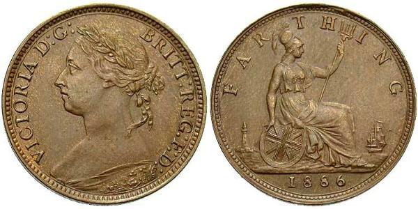 1 Farthing United Kingdom of Great Britain and Ireland (1801-1922) Bronze Victoria (1819 - 1901)