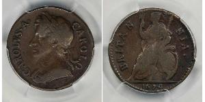 1 Farthing Reino de Inglaterra (927-1649,1660-1707) Cobre Carlos II (1630-1685)