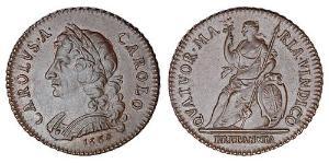 1 Farthing Reino de Inglaterra (927-1649,1660-1707) Cobre Carlos II (1630-1685)