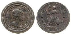 1 Farthing Kingdom of Great Britain (1707-1801) Copper George I (1660-1727)