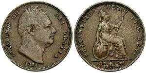 1 Farthing United Kingdom Copper William IV (1765-1837)