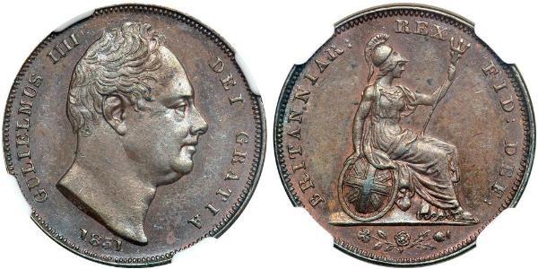 1 Farthing United Kingdom Copper William IV (1765-1837)