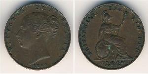 1 Farthing United Kingdom of Great Britain and Ireland (1801-1922) Copper Victoria (1819 - 1901)