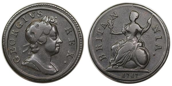 1 Farthing Royaume-Uni Cuivre 
