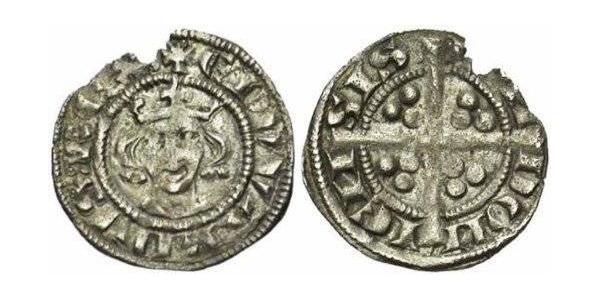 1 Farthing Kingdom of England (927-1649,1660-1707) Silver Edward I (1239 - 1307)