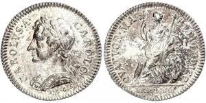 1 Farthing 英格兰王国 銀 查理二世 (英格兰) (1630 - 1685)