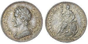 1 Farthing 英格兰王国 銀 查理二世 (英格兰) (1630 - 1685)