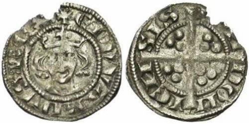 1 Farthing 英格兰王国 銀 Edward I (1239 - 1307)