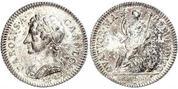 1 Farthing 英格兰王国 銀 查理二世 (英格兰) (1630 - 1685)