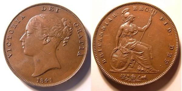 1 Farthing 大不列颠及爱尔兰联合王国 (1801 - 1922) 銅 维多利亚 (英国君主)