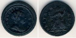 1 Farthing 英国 銅 
