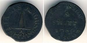 1 Farthing 英国 銅 