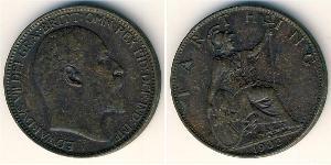 1 Farthing 英国 銅 爱德华七世 (1841-1910)