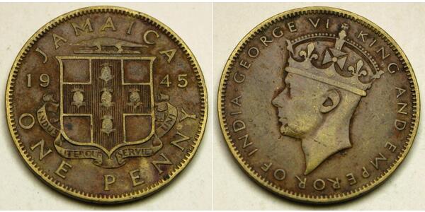 1 Farthing 牙买加 镍 