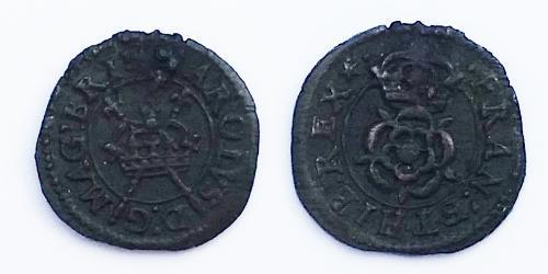 1 Farthing 英格兰王国 青铜 查理一世 (英格蘭) (1600 - 1649)