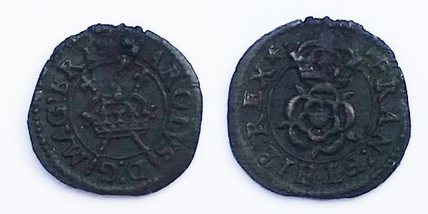 1 Farthing 英格兰王国 青铜 查理一世 (英格蘭) (1600 - 1649)