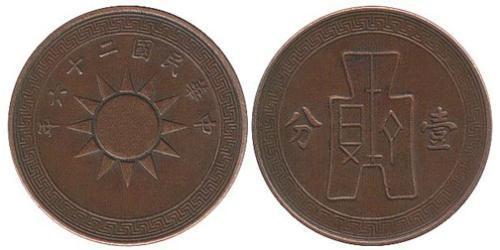 1 Fen China Copper 