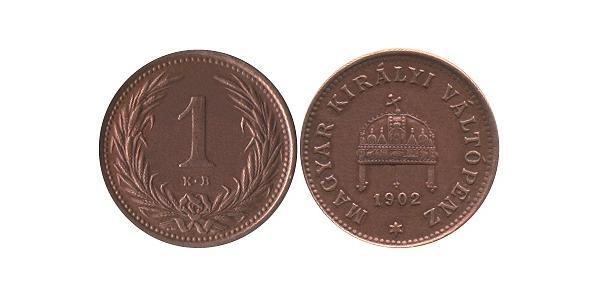 1 Filler Hungary (1989 - ) Bronze 