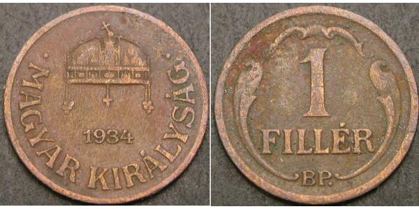 1 Filler Ungarn (1989 - ) Bronze 