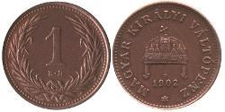 1 Filler Ungheria (1989 - ) Bronzo 