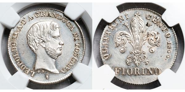 1 Fiorino Italien / Italian city-states Silber 