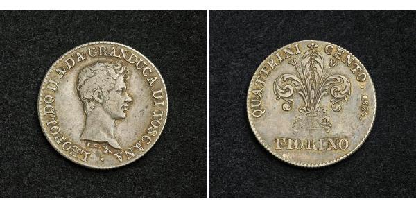 1 Fiorino Italian city-states Silver 