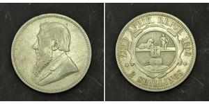 1 Florin Afrique du Sud Argent Paul Kruger (1825 - 1904)