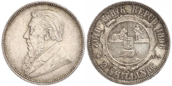 1 Florin Afrique du Sud Argent Paul Kruger (1825 - 1904)