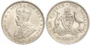 1 Florin Australie (1939 - ) Argent George V (1865-1936)