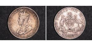 1 Florin Australie (1939 - ) Argent George V (1865-1936)