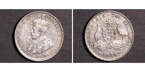 1 Florin Australie (1939 - ) Argent George V (1865-1936)