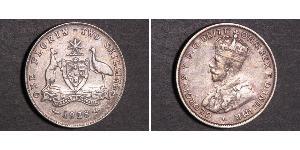 1 Florin Australie (1939 - ) Argent George V (1865-1936)