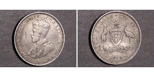 1 Florin Australie (1939 - ) Argent George V (1865-1936)