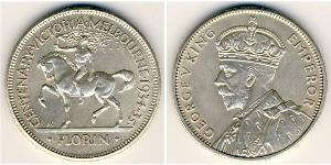 1 Florin Australie (1939 - ) Argent George V (1865-1936)