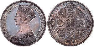 1 Florin Royaume-Uni de Grande-Bretagne et d