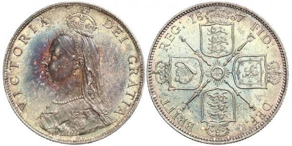 1 Florin Royaume-Uni de Grande-Bretagne et d