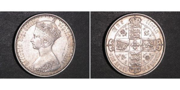 1 Florin Royaume-Uni de Grande-Bretagne et d