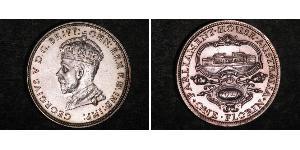 1 Florin Ôstralie (1788 - 1939) Argent George V (1865-1936)