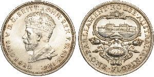 1 Florin Ôstralie (1788 - 1939) Argent George V (1865-1936)