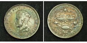 1 Florin Australia (1788 - 1939) Argento Giorgio V (1865-1936)