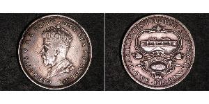 1 Florin Australia (1788 - 1939) Argento Giorgio V (1865-1936)