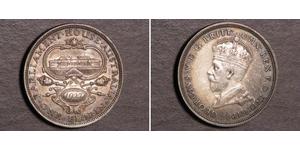 1 Florin Australia (1788 - 1939) Argento Giorgio V (1865-1936)