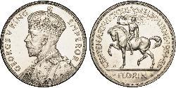 1 Florin Australia (1939 - ) Argento Giorgio V (1865-1936)