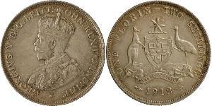 1 Florin Australia (1939 - ) Argento Giorgio V (1865-1936)